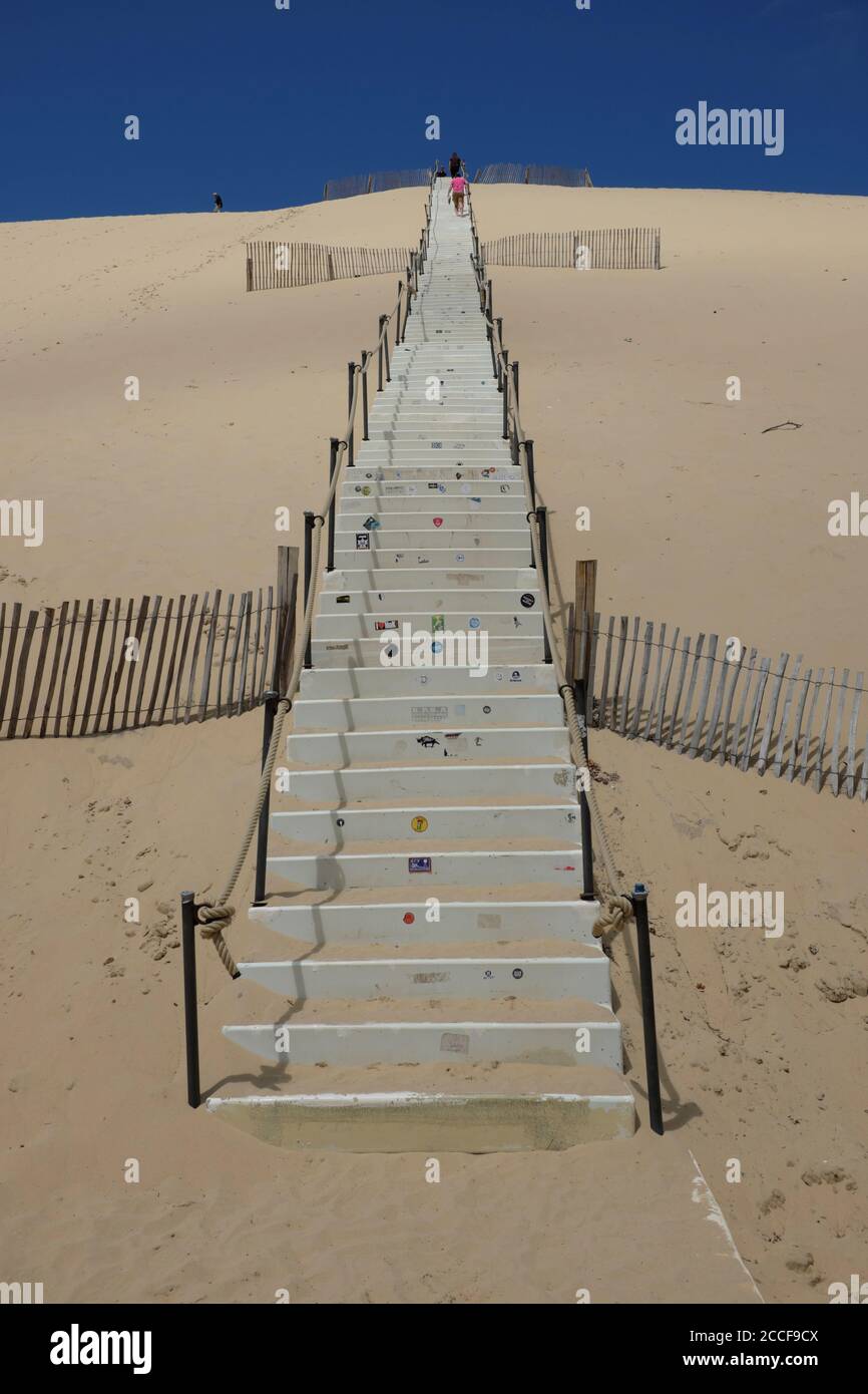 Francia, Arcachon, Dune du Pilat Foto Stock