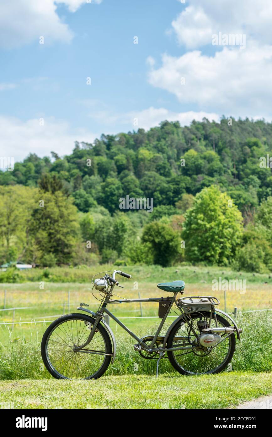 Breuberg, Assia, Germania. Victoria ciclomotore tipo FM 38, Vicky Foto Stock