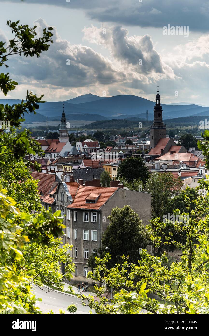 L'Europa, Polonia, Bassa Slesia, Kamienna Gora / Landeshut in Schlesien Foto Stock