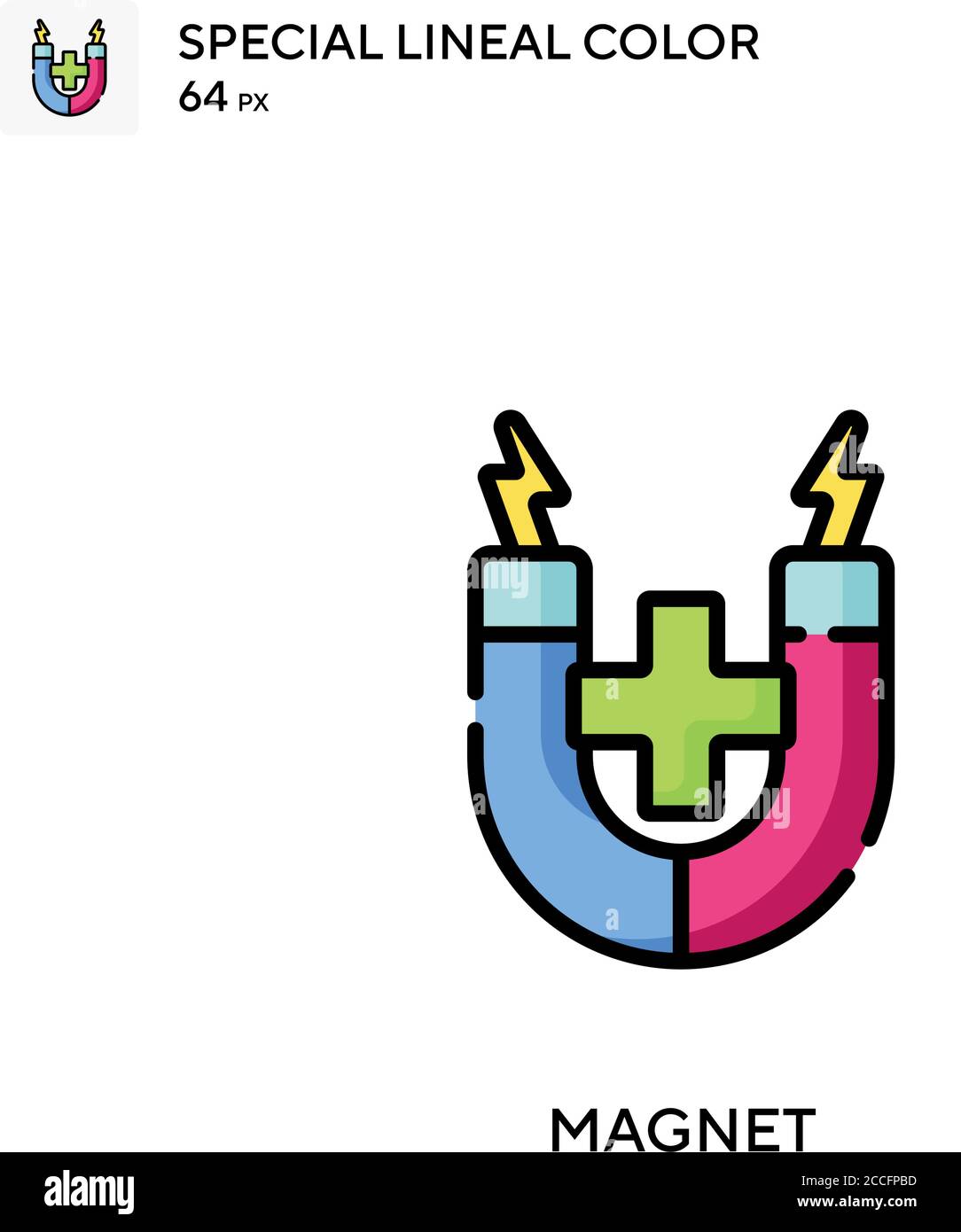 Icona vettore semplice cinema. Pittogramma moderno a colori perfetto su tratti modificabili. Illustrazione Vettoriale