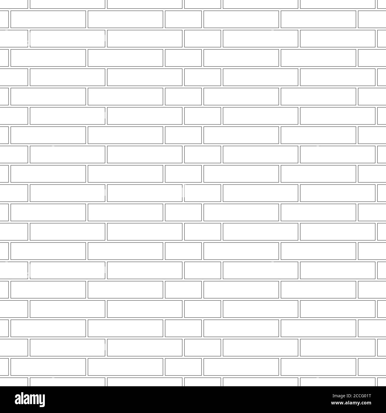 Motivo senza giunture per muratura. Aspetto semplice del legame di mattone silesiano. Design tradizionale in muratura. Illustrazione vettoriale monocromatica senza interruzioni. Illustrazione Vettoriale