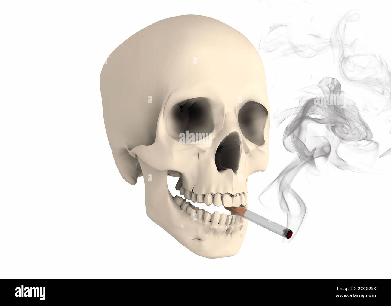 Il fumo uccide - concetto 3D Foto Stock