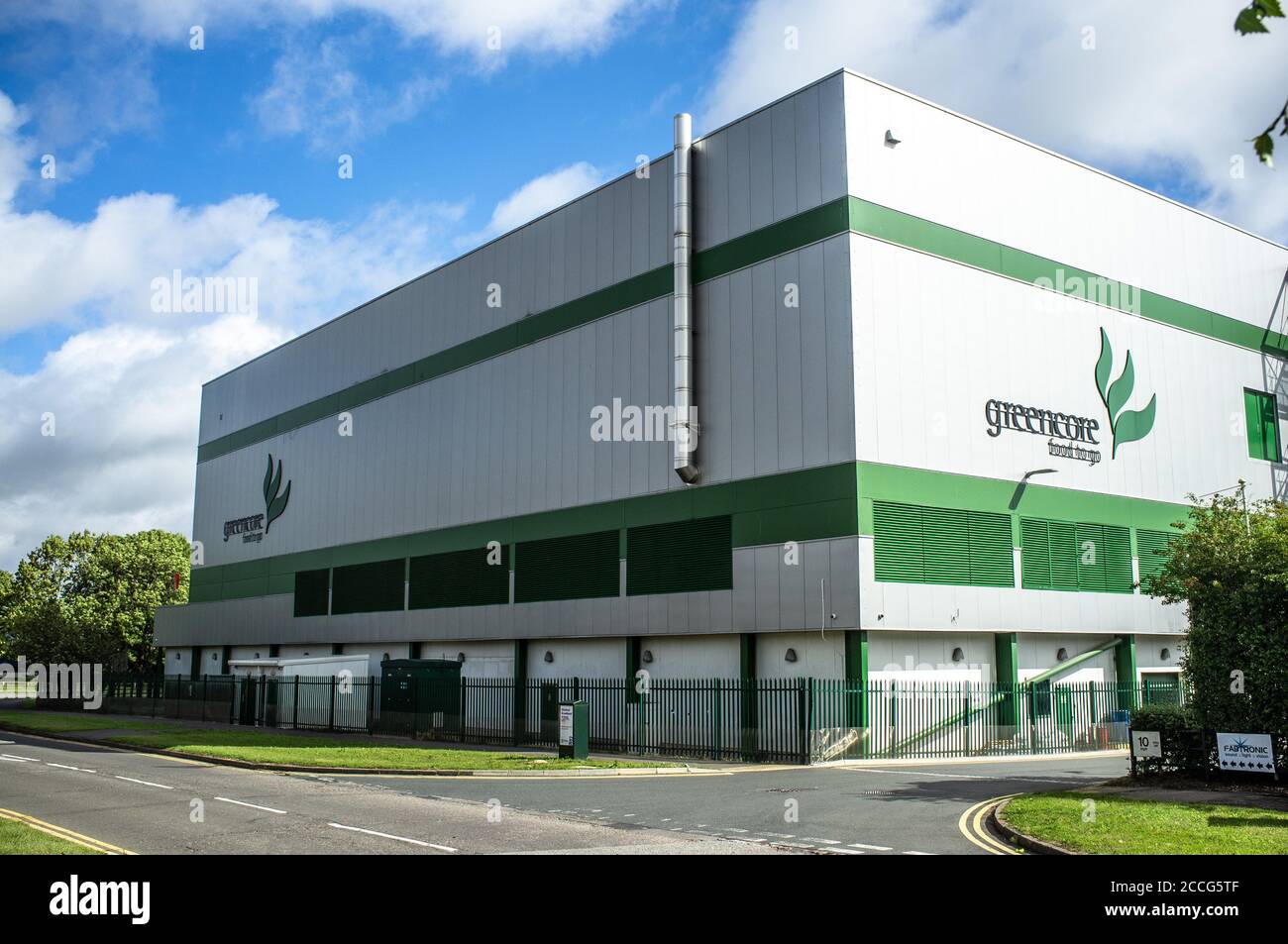 Northampton, Regno Unito. 22 agosto 2020. Greencore sulla zona industriale di Molton Park, Northampton. Foto Stock