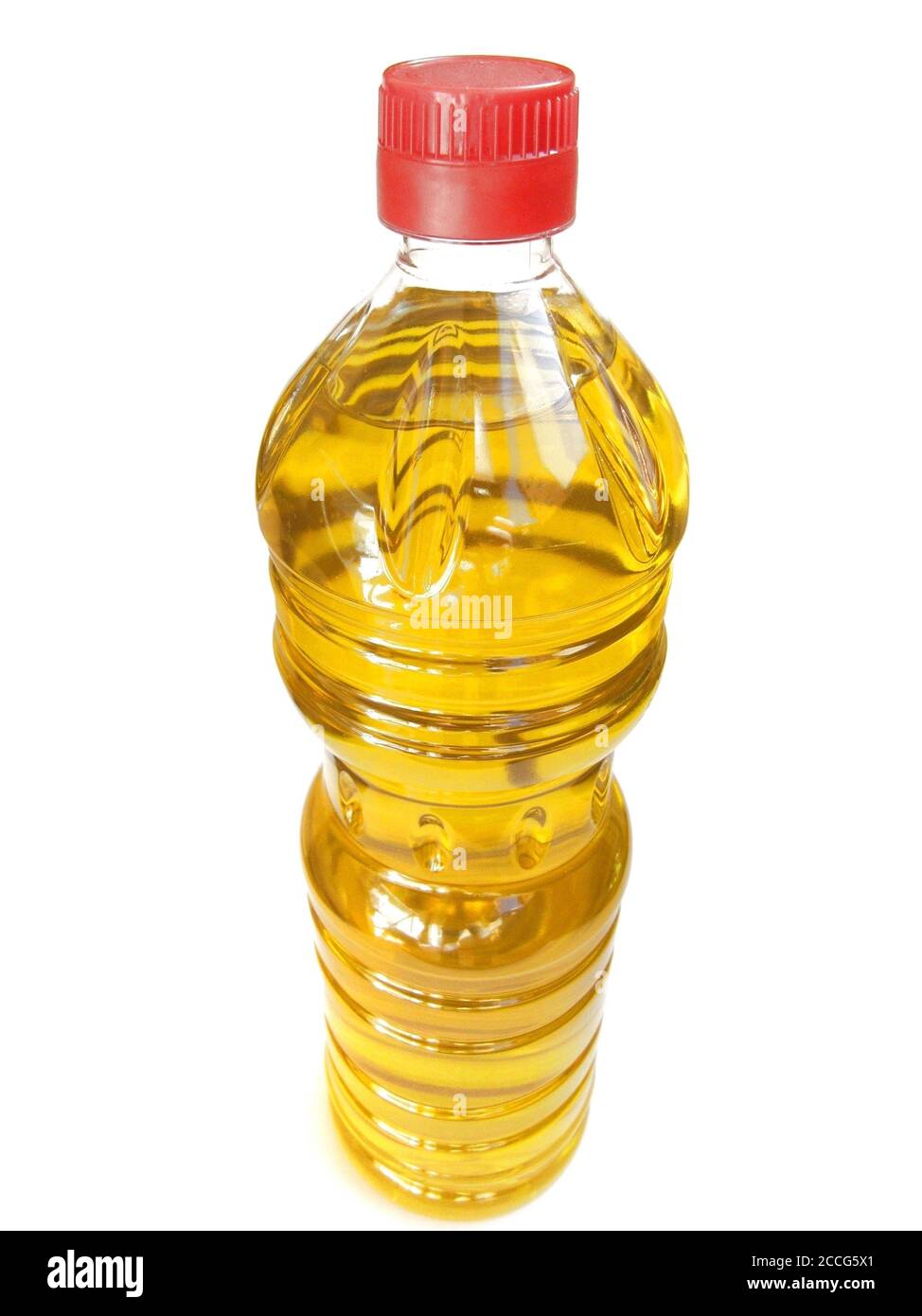 Bottiglia di olio commestibile Foto Stock