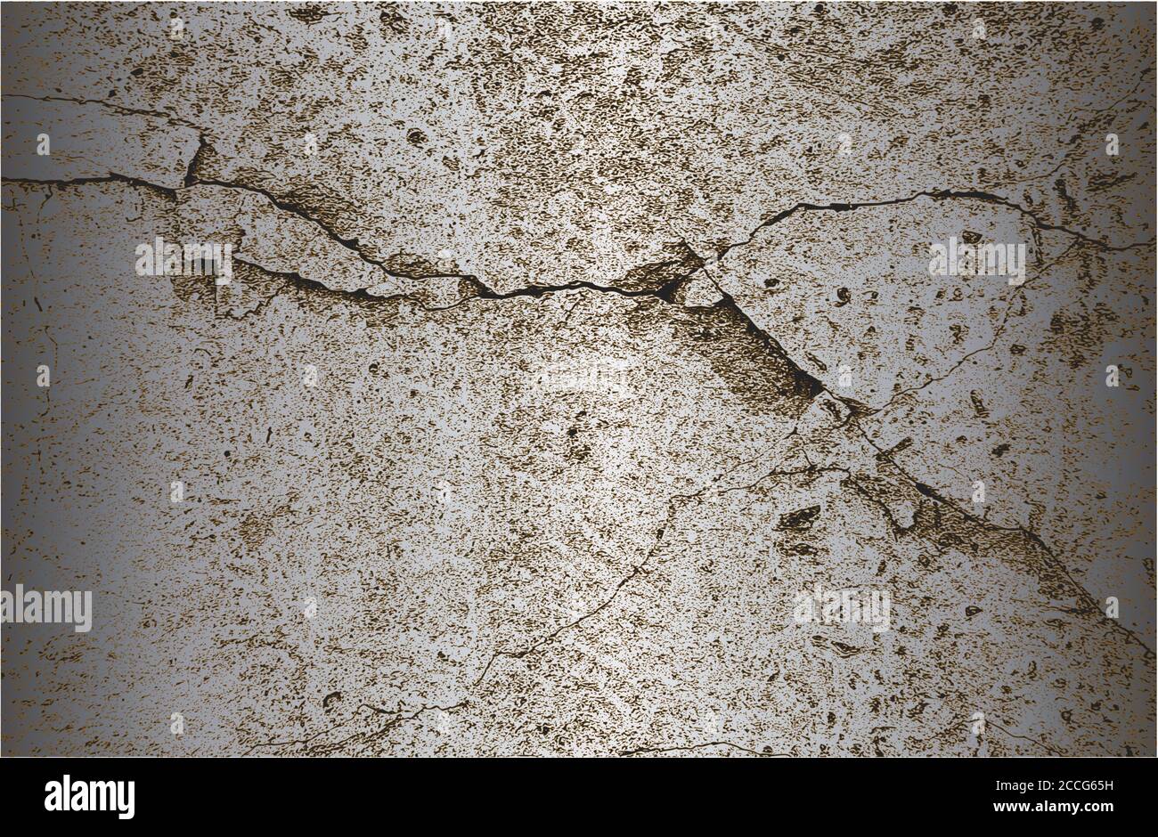 Distress vecchio vettore cracked texture.Rusty e sfondo grunge argento. La mia collezione di texture di sfondo. Illustrazione Vettoriale