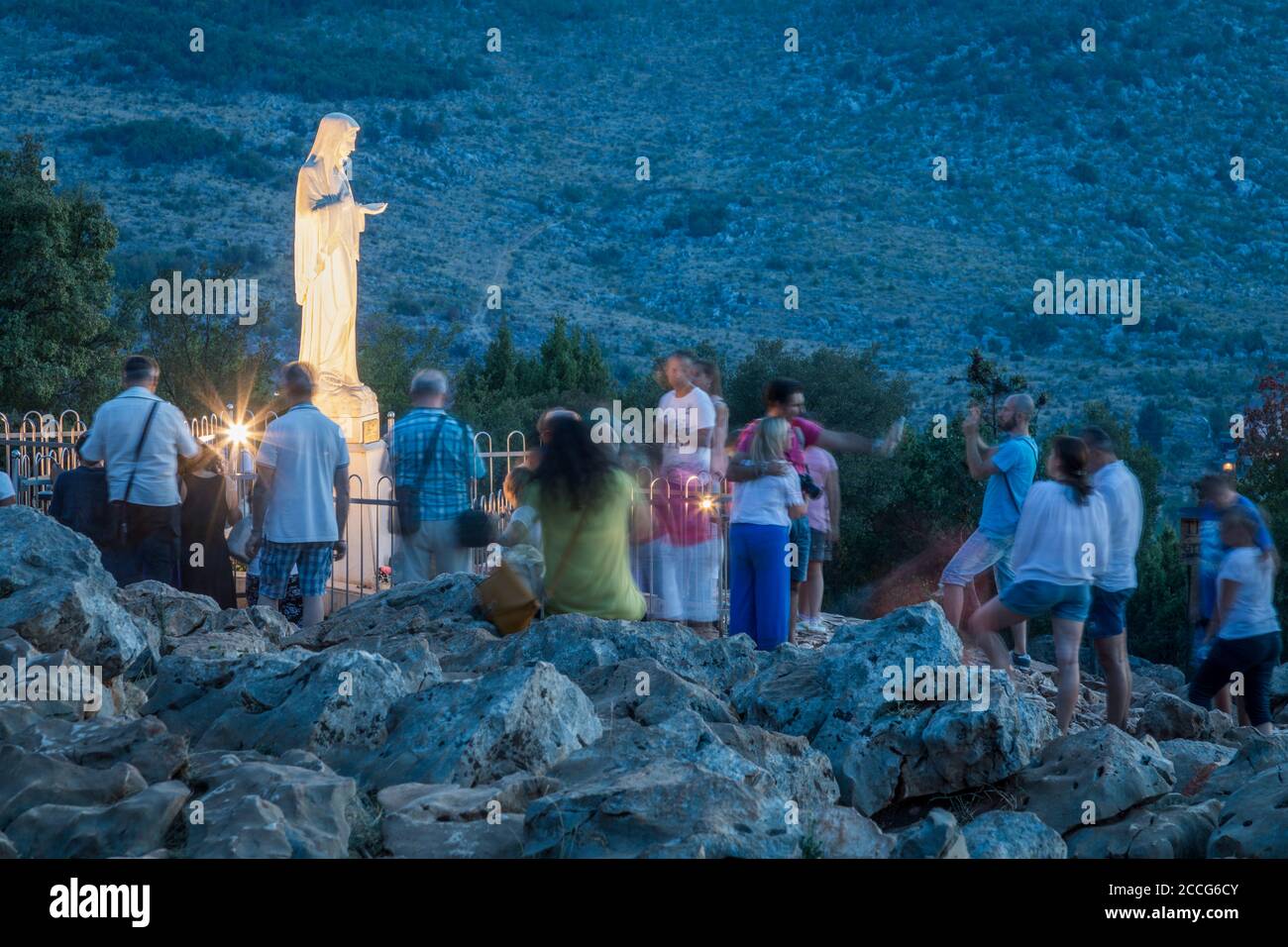 Apparizioni di medjugorje immagini e fotografie stock ad alta