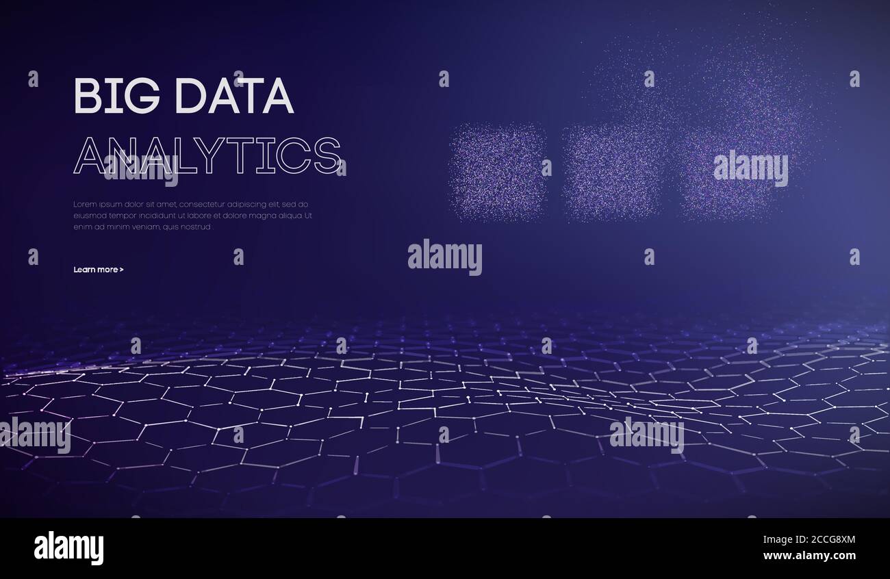 Business inteligence sfondo tecnologico. Il codice binario di algoritmi di apprendimento profondo. La realtà virtuale di analisi. La scienza dei dati macchina di apprendimento. Artificial Illustrazione Vettoriale