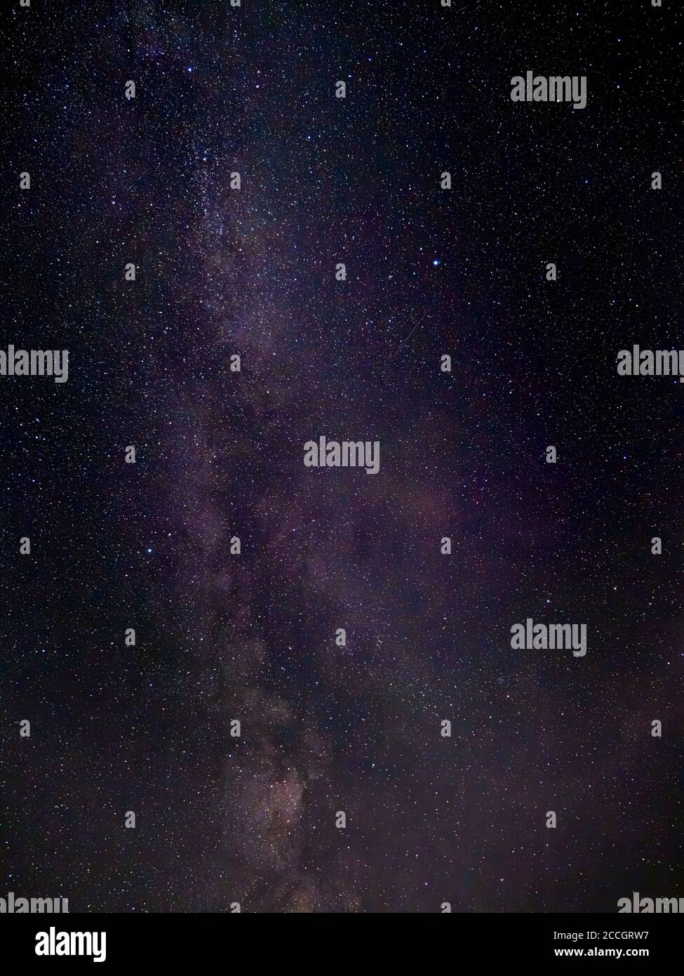 Via Lattea nel cielo stellato sul Lago Starnberg, Baviera, Germania, Europa Foto Stock