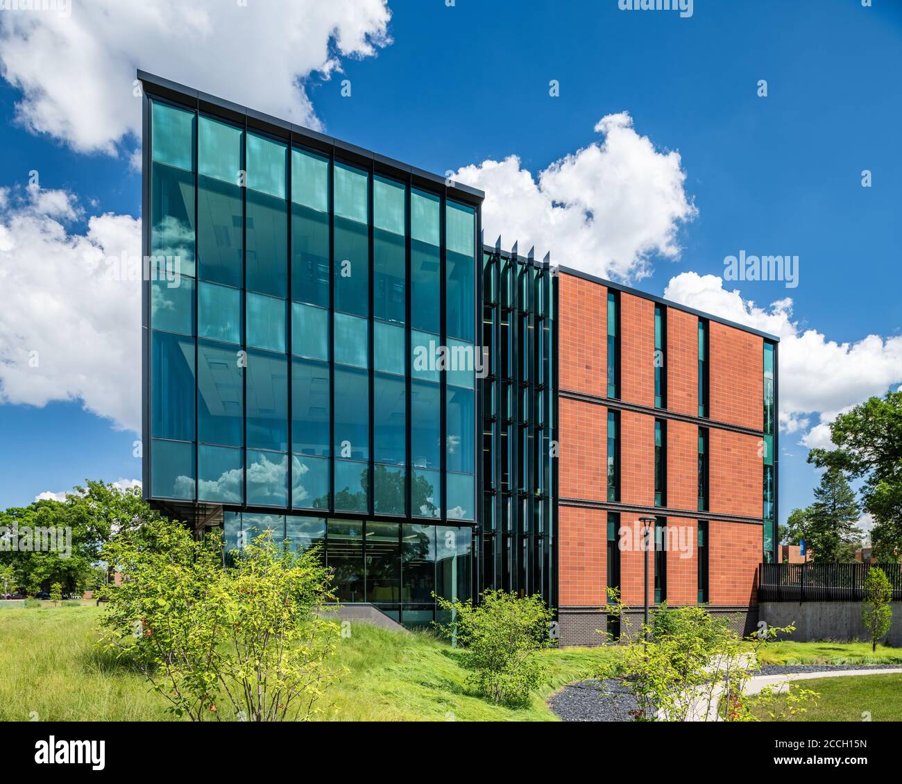 Edificio nel campus della Drake University Foto Stock