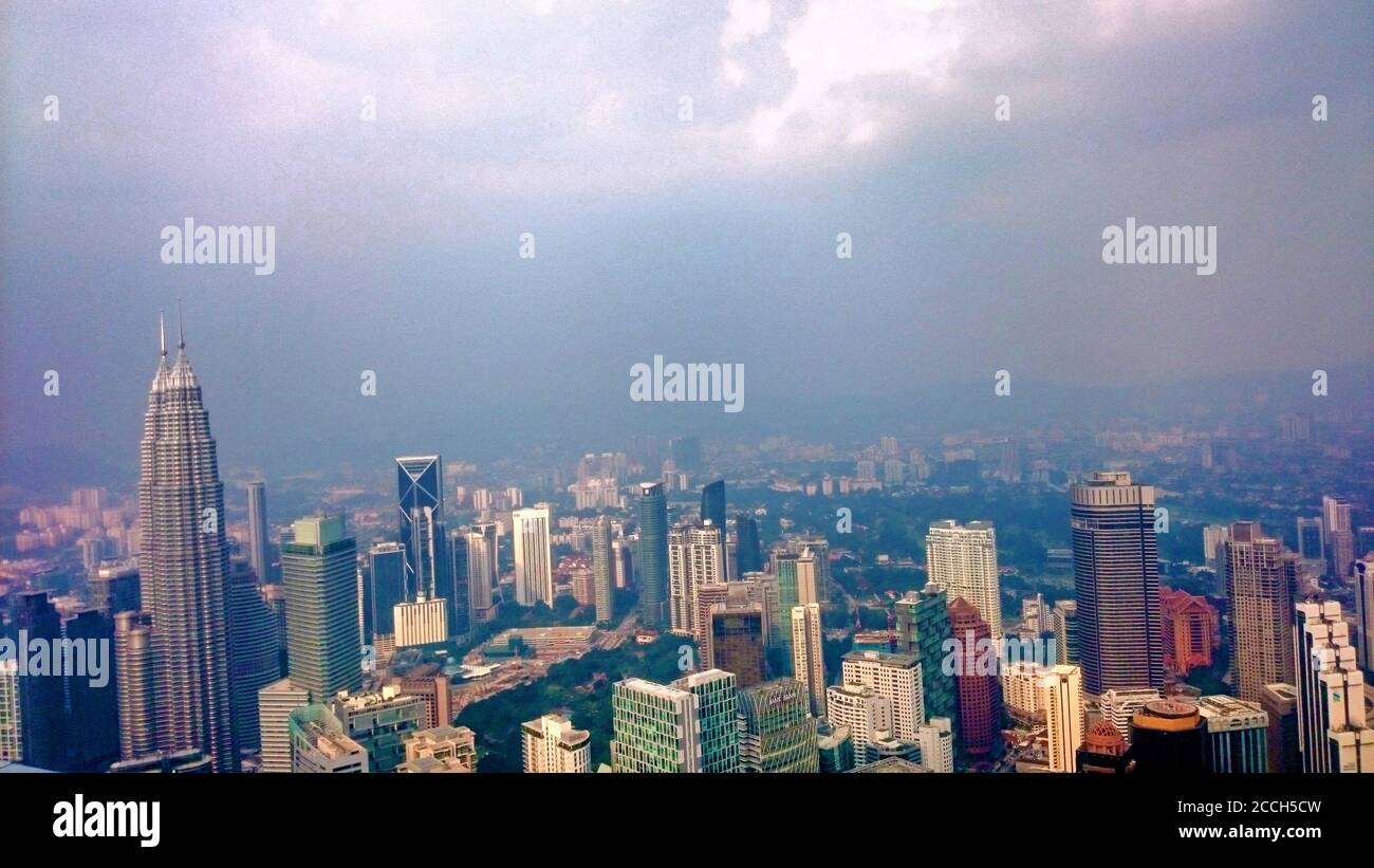 Petronas Towers di Kuala Lumpur Foto Stock