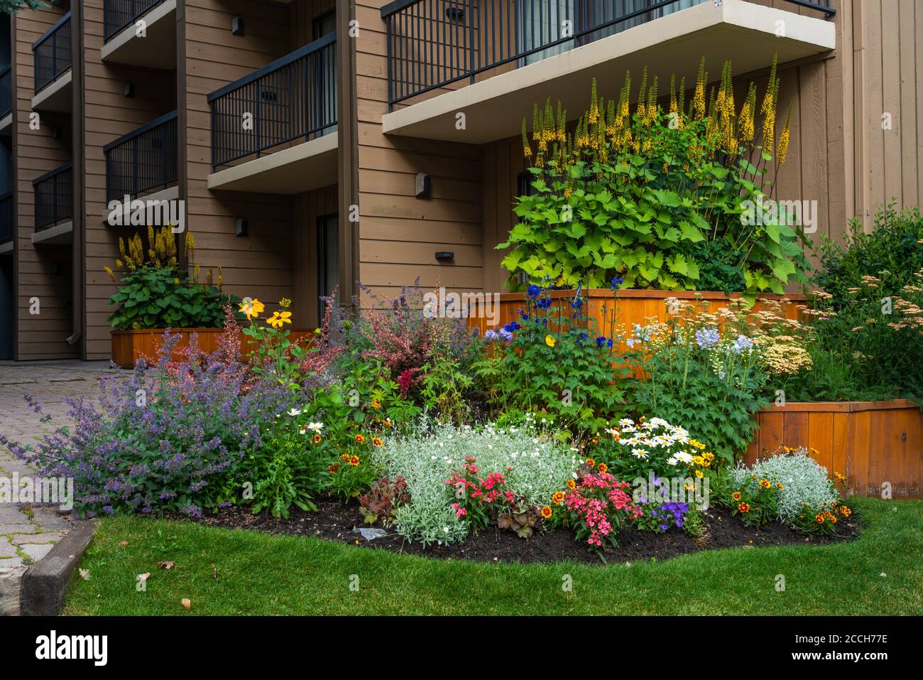 The Banff Park Lodge, Banff, Alberta, Canada. Foto Stock