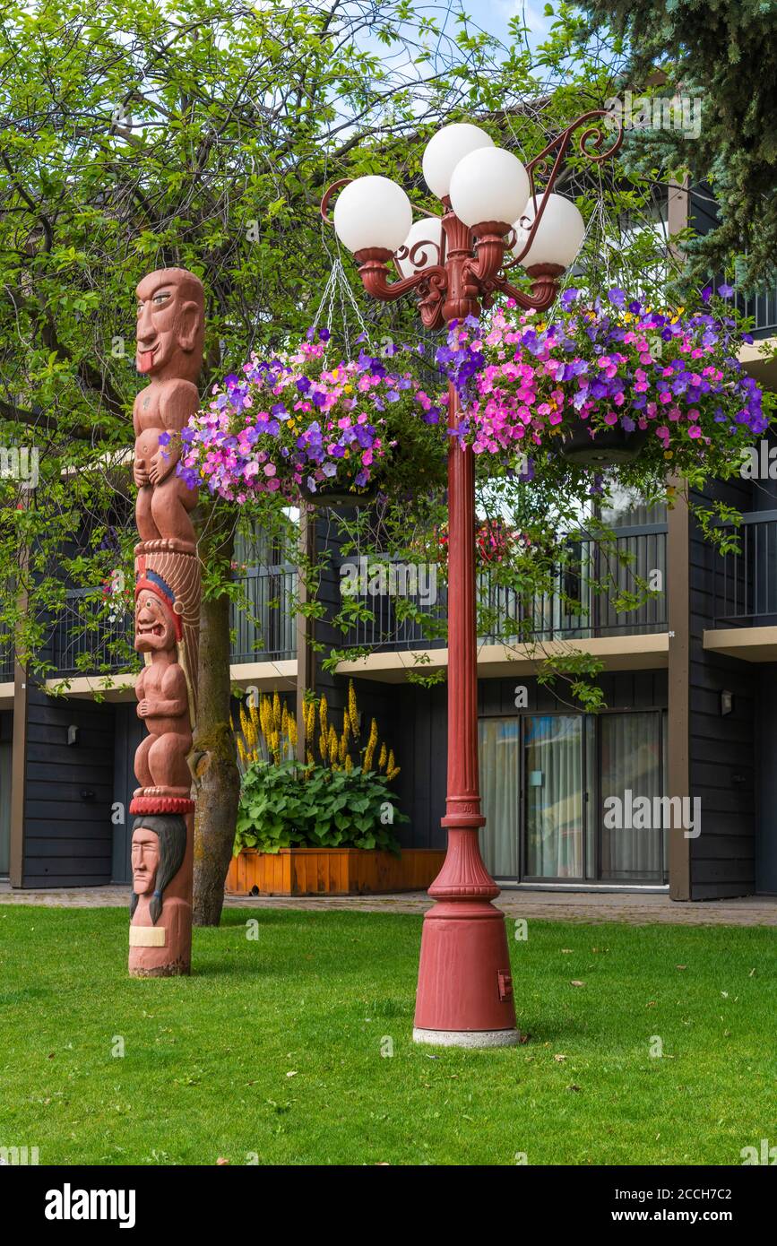 The Banff Park Lodge, Banff, Alberta, Canada. Foto Stock