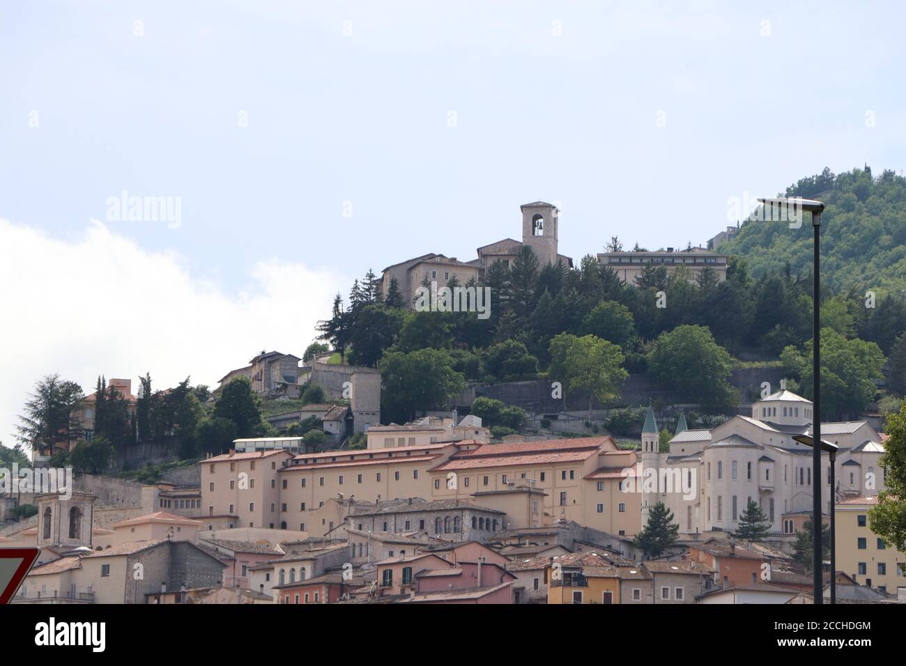 Statua di Santa Rita, Santa di Cascia Umbria Foto Stock