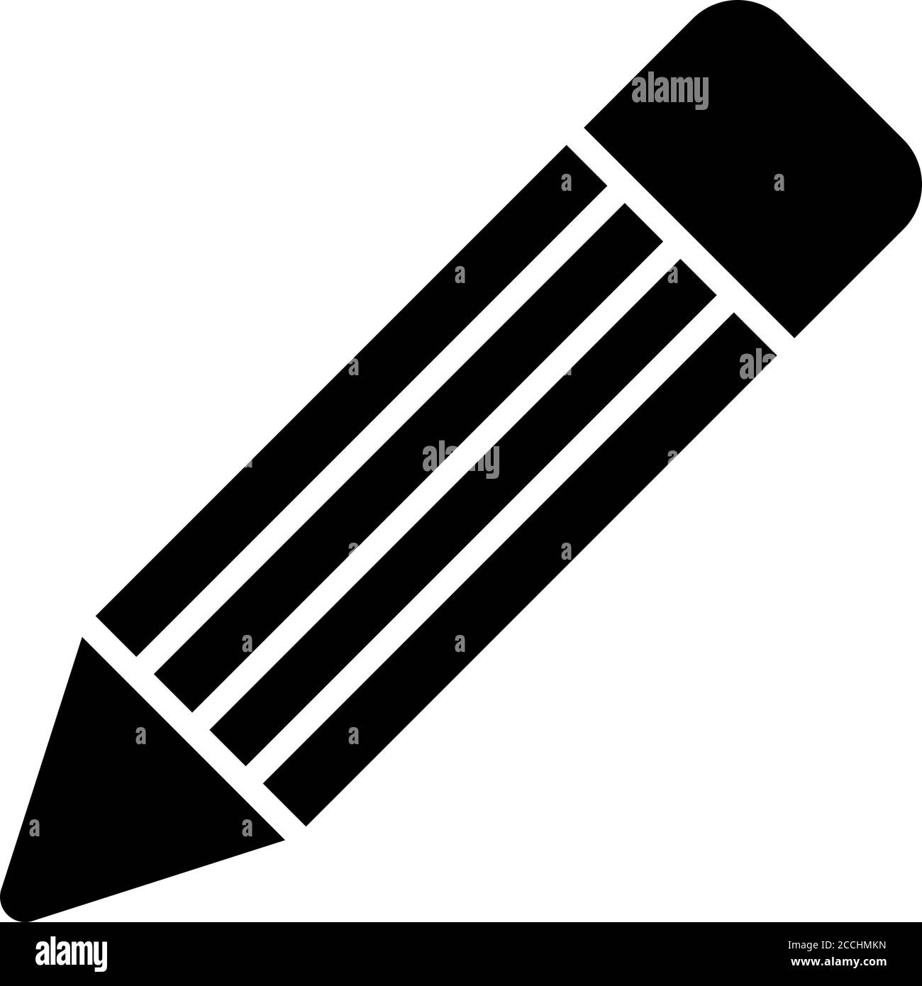 Icona Write Social Media Glyph Foto Stock