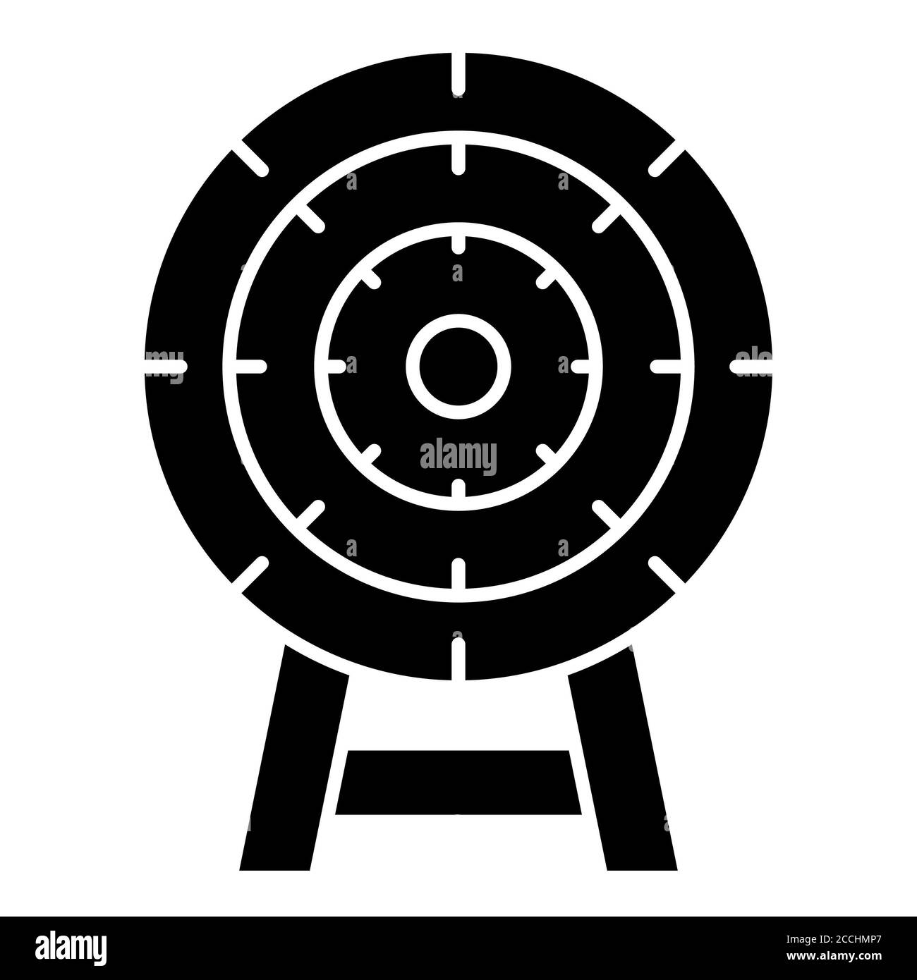 Customer targetConsulting Glyph icona Foto Stock