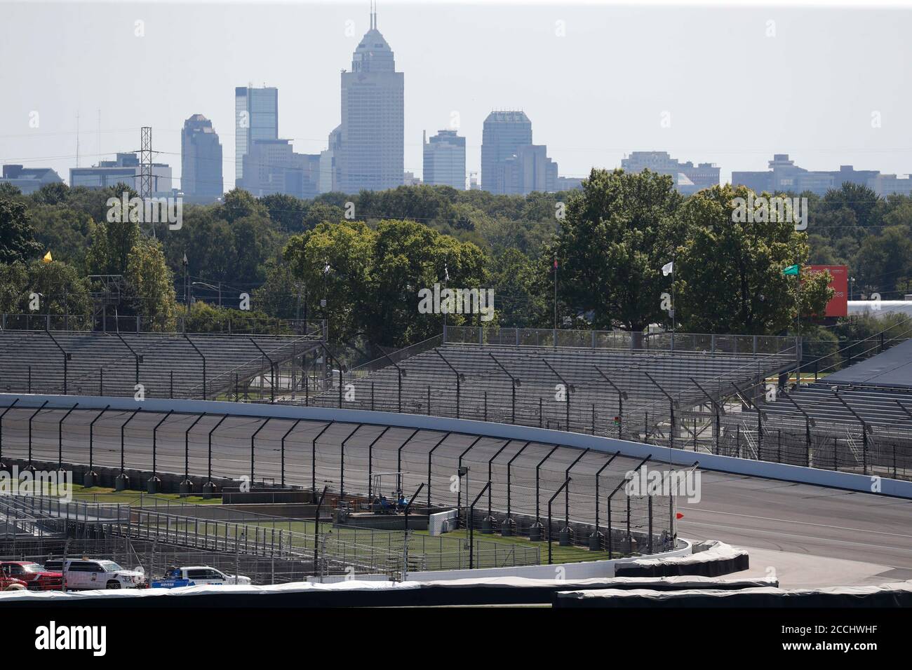 Indianapolis, Indiana, Stati Uniti. 21 Agosto 2020. L'autodromo di Indianapolis ospita l'Indianapolis 500 a Indianapolis, Indiana. Credit: Walter G Arce Sr Grindstone Medi/ASP/ZUMA Wire/Alamy Live News Foto Stock