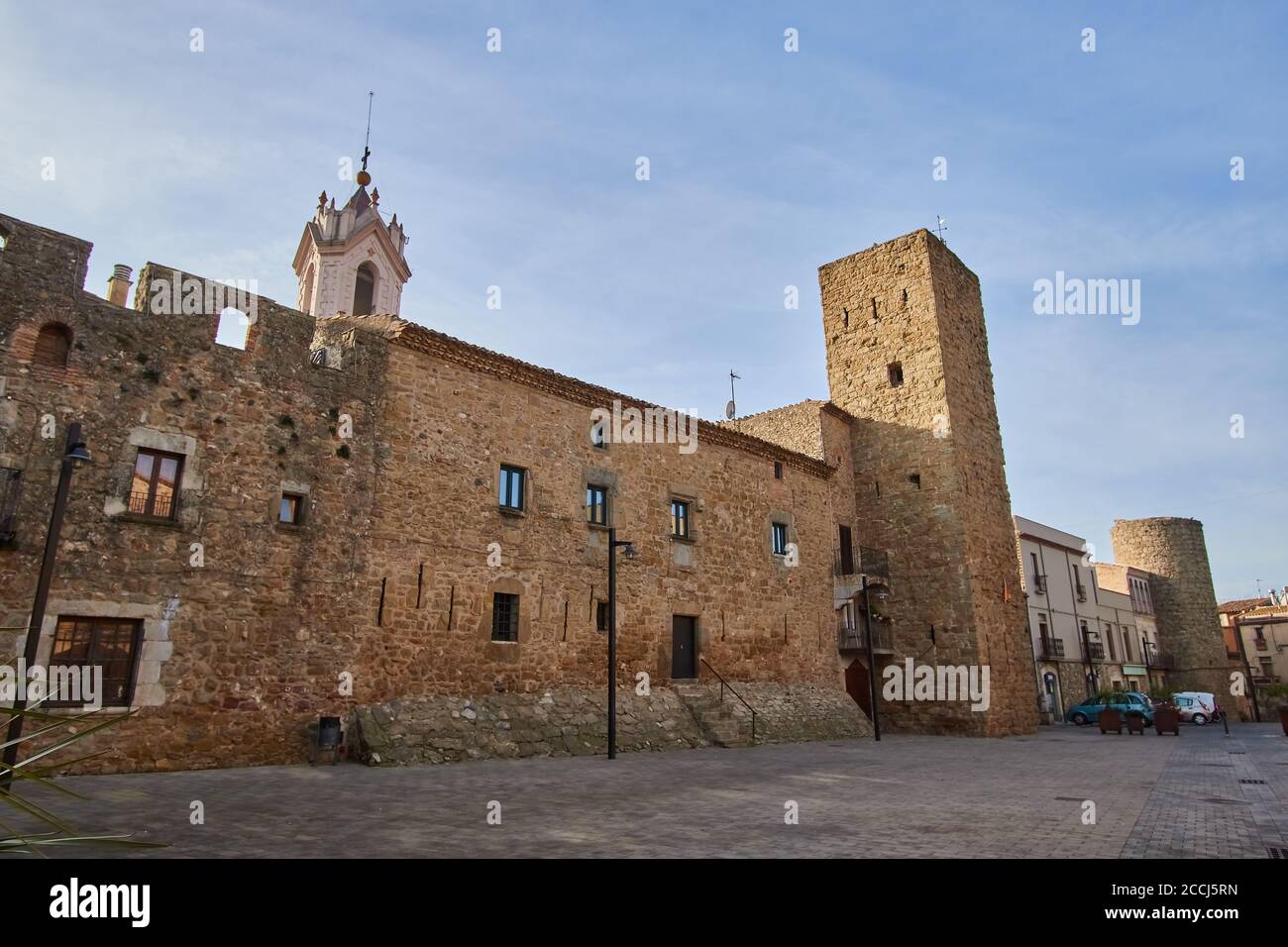 Castello di Verges a Girona, Spagna Foto Stock