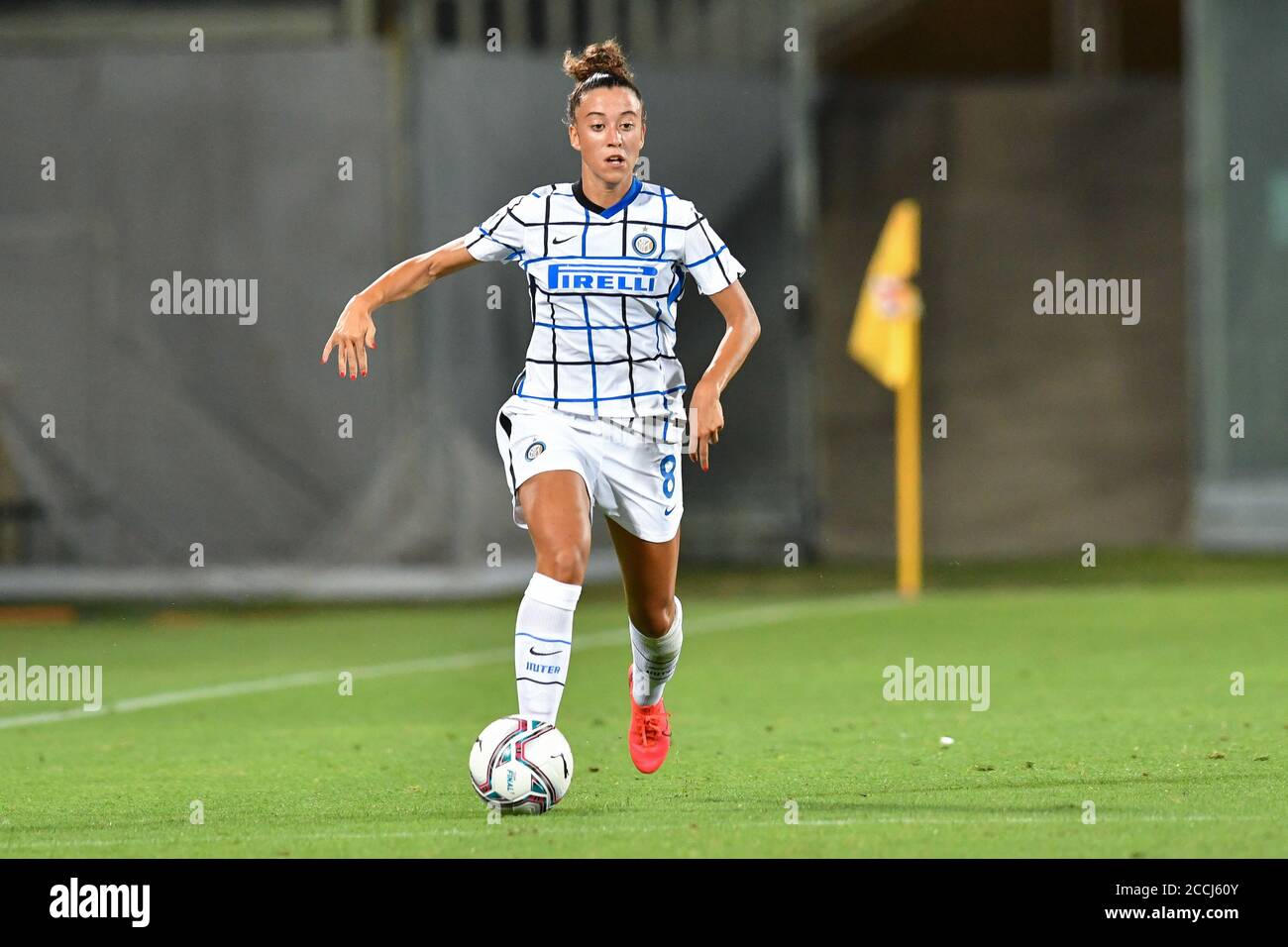 Firenze, Italia. 22 agosto 2020. Martina Brutia (Inter) durante ACF Fiorentina femminile vs Inter, Serie Italiana Calcio A Campionato femminile a Firenze, Italia, Agosto 22 2020 Credit: Independent Photo Agency/Alamy Live News Foto Stock