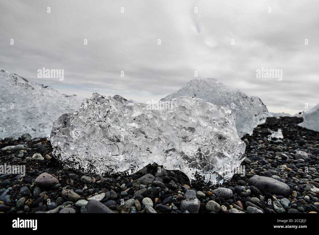 Spiaggia di diamante Islanda Foto Stock