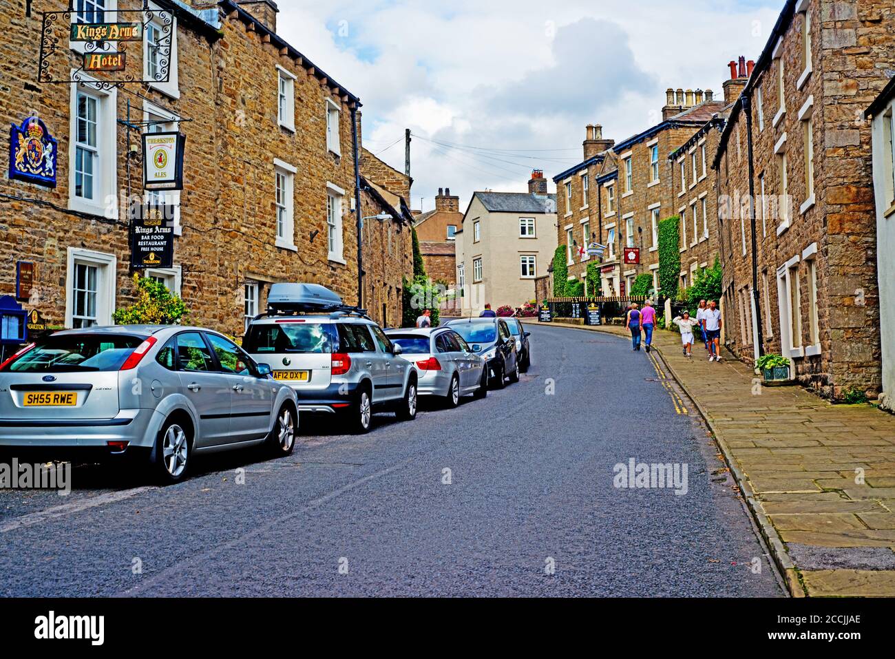 Askrigg, North Yorkshire, Inghilterra Foto Stock