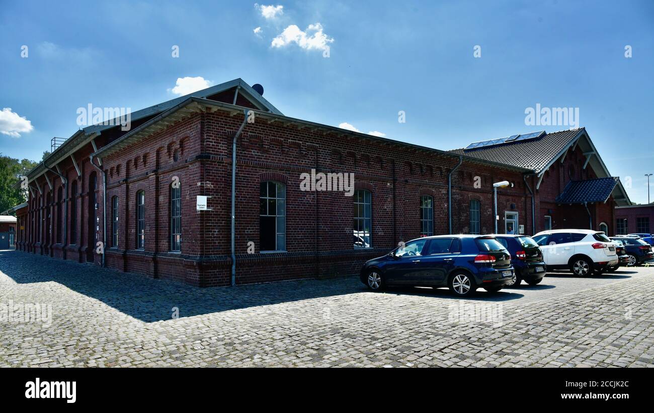 Il rinnovato ex macello Rheydt. Foto Stock