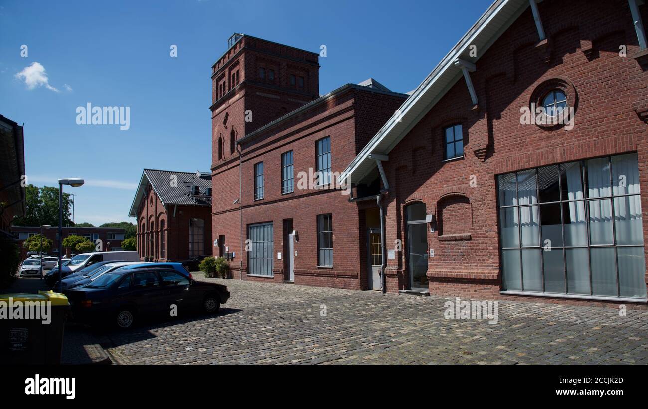 Il rinnovato ex macello Rheydt. Foto Stock