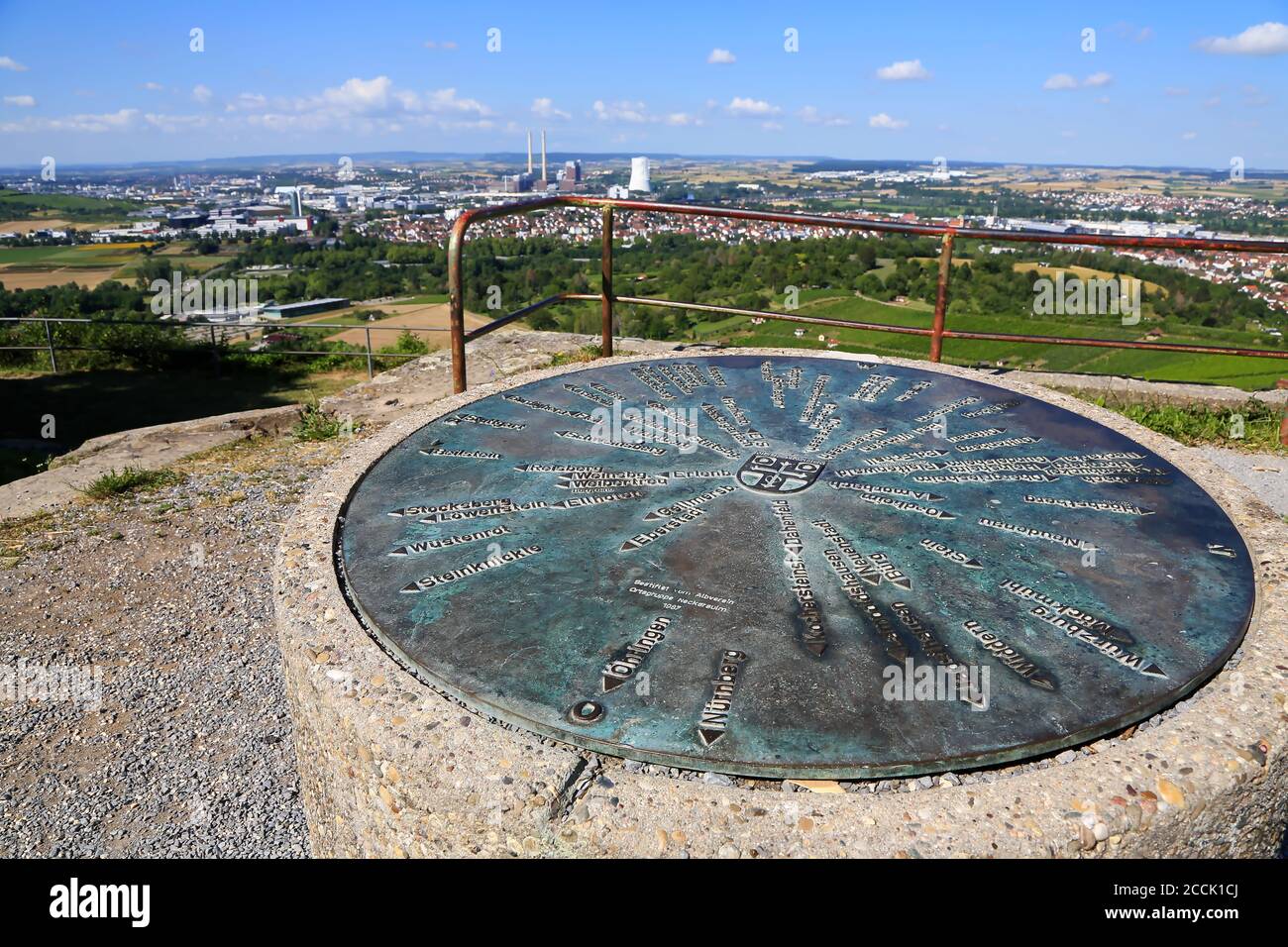 Heilbronn, Baden-Württemberg / Germania - 23 06 2020: Informazioni per la vista a Heilbronn Foto Stock