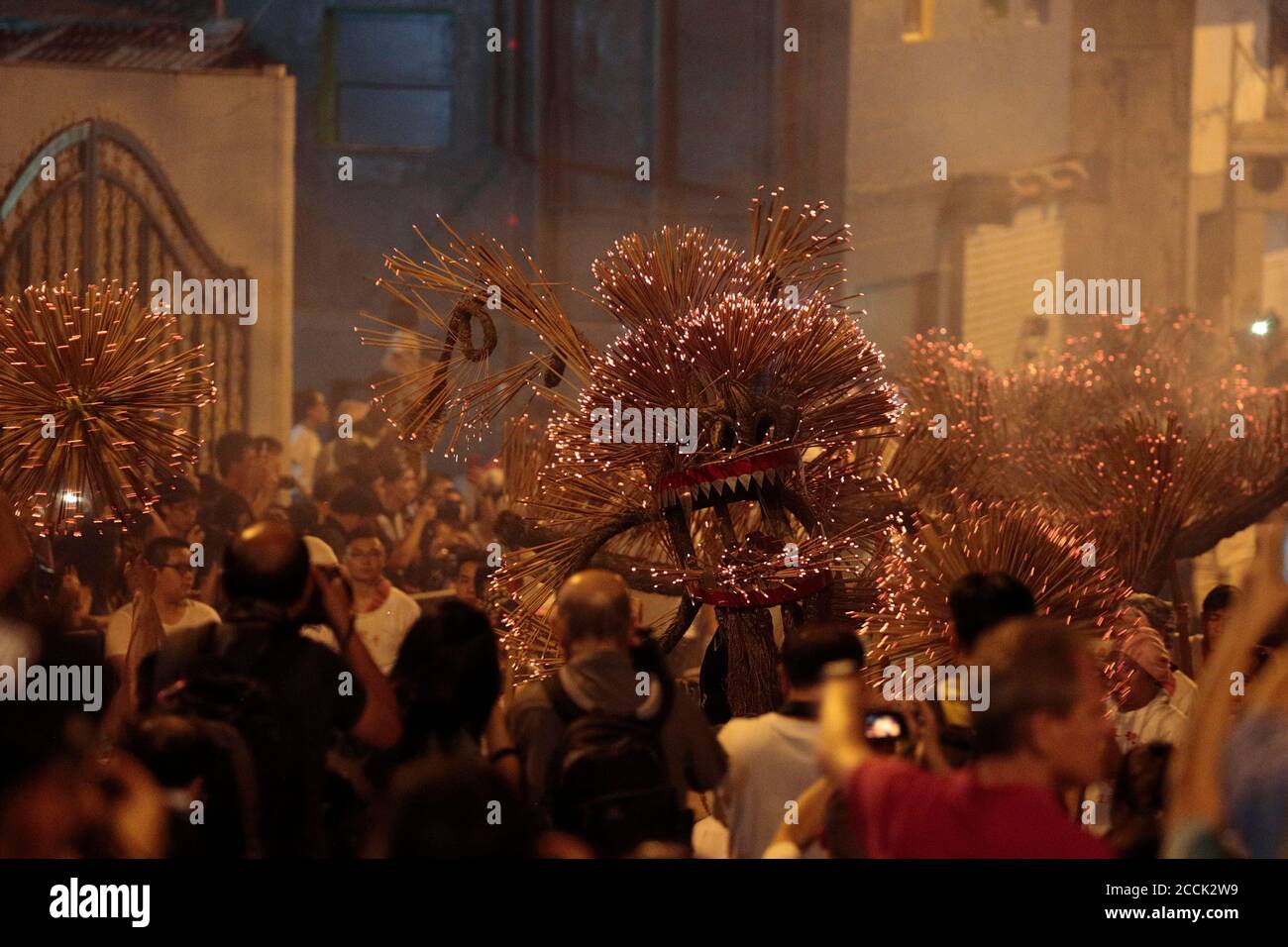 Tai Hang Fire Dragon Festival, Causeway Bay, Hong Kong 25 settembre 2018 Foto Stock