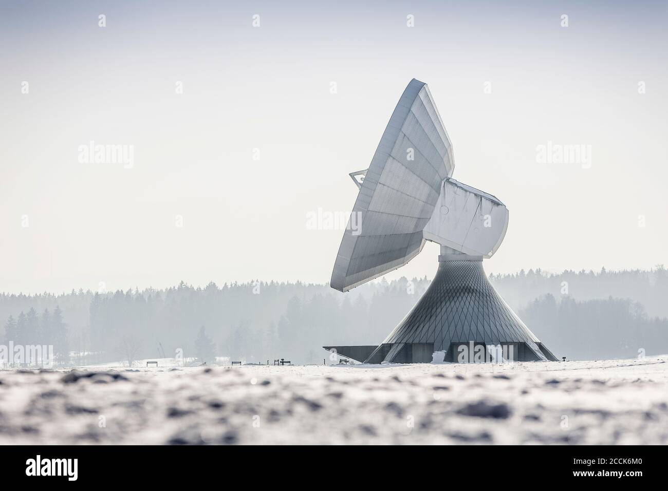 Stazione di terra Raiding in inverno, Baviera, Germania Foto Stock Stazione di terra Raiding in inverno, Baviera, Germania Foto Stock