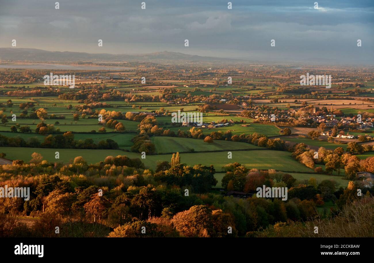 Autunno nel Severn vale Foto Stock