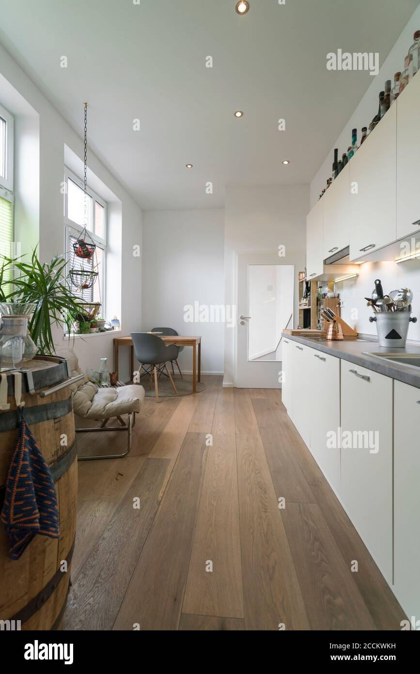 Piccolo appartamento cucina Foto Stock