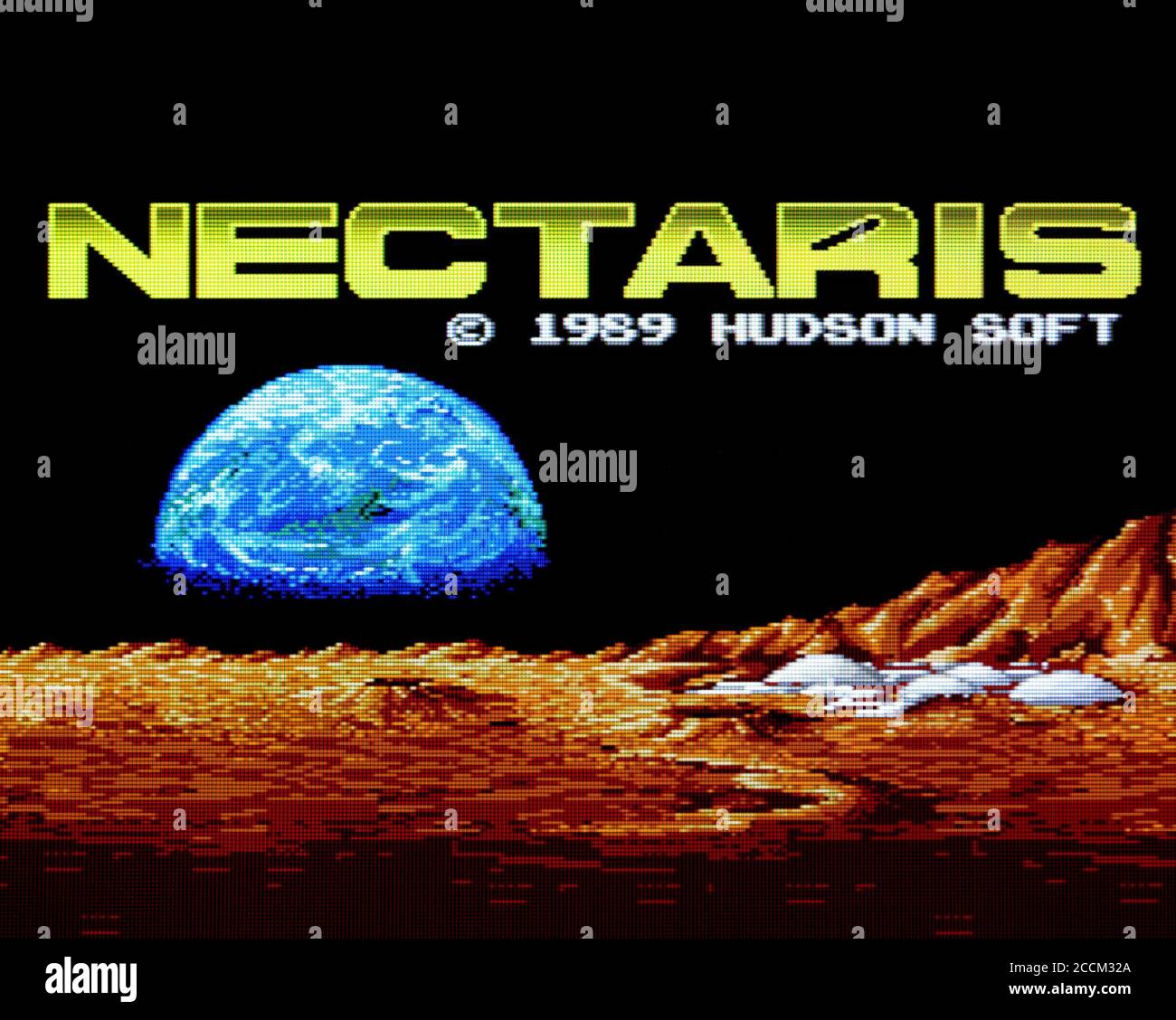Nectaris - PC Engine Videogame - solo per uso editoriale Foto Stock