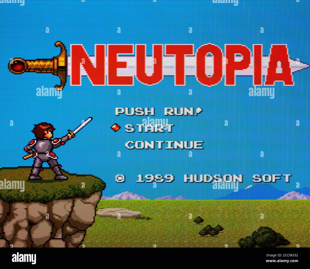 Neutopia - PC Engine Videogame - solo per uso editoriale Foto Stock