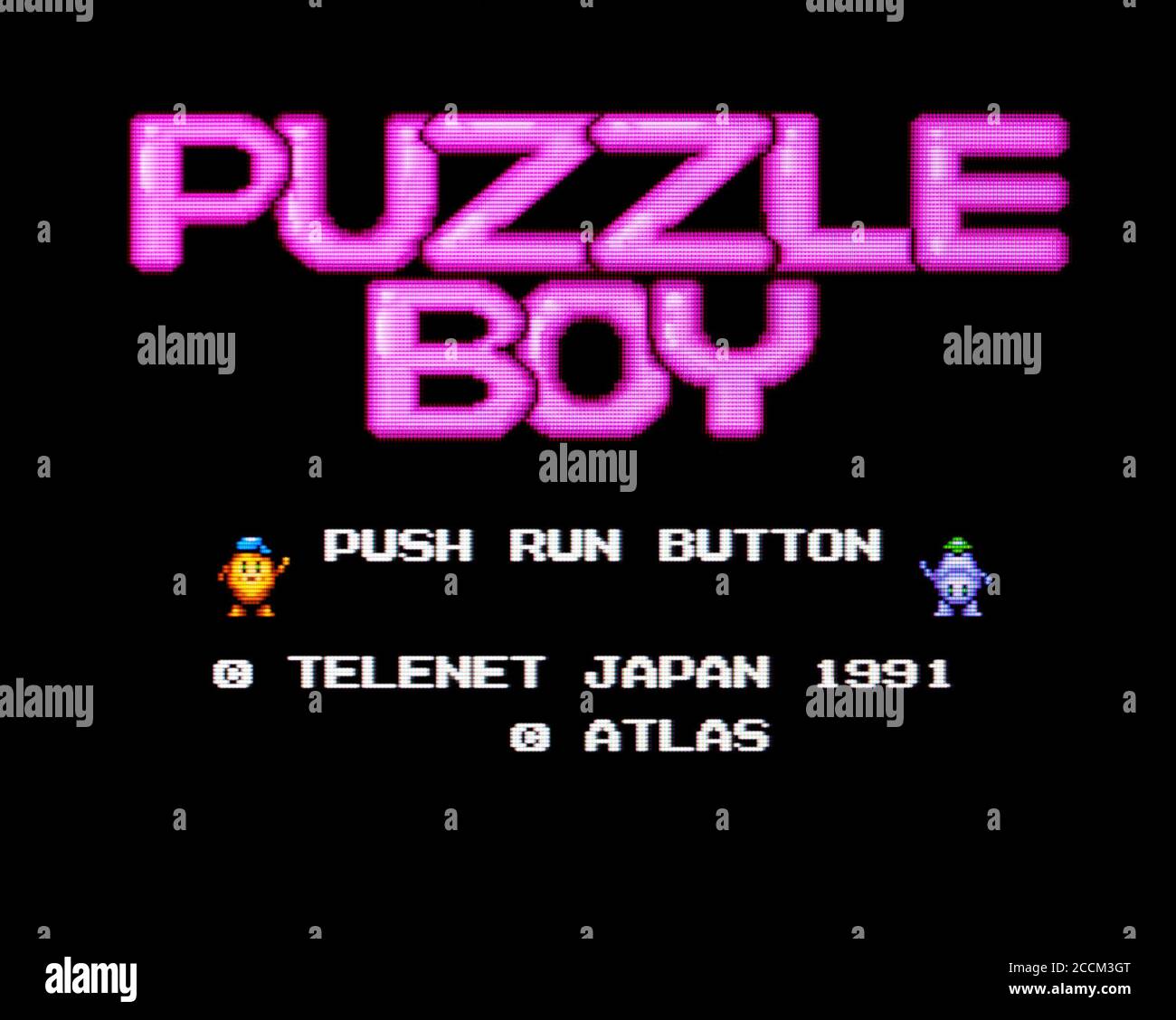 Puzzle Boy - PC Engine Videogame - solo per uso editoriale Foto Stock