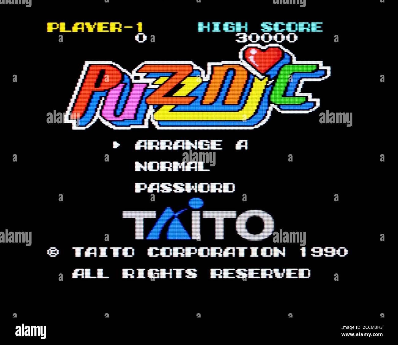 Puzznic - PC Engine Videogame - solo per uso editoriale Foto Stock