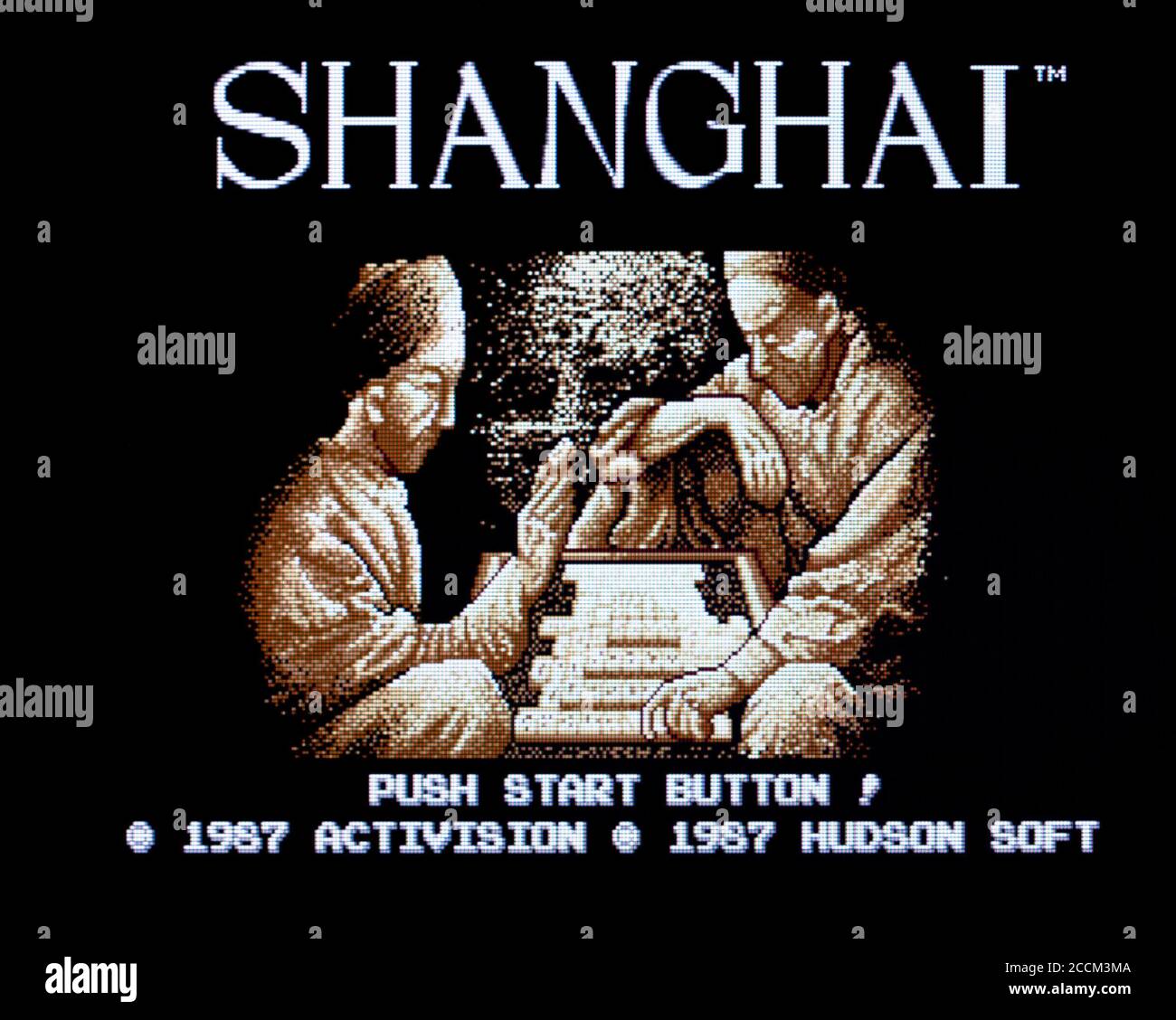 Shanghai - PC Engine Videogame - solo per uso editoriale Foto Stock