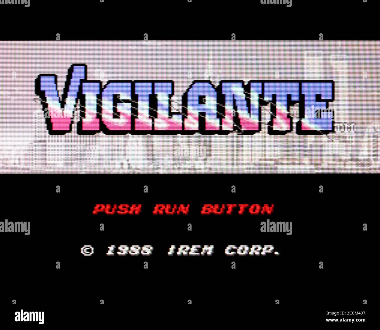 Vigilante - PC Engine Videogame - solo per uso editoriale Foto Stock