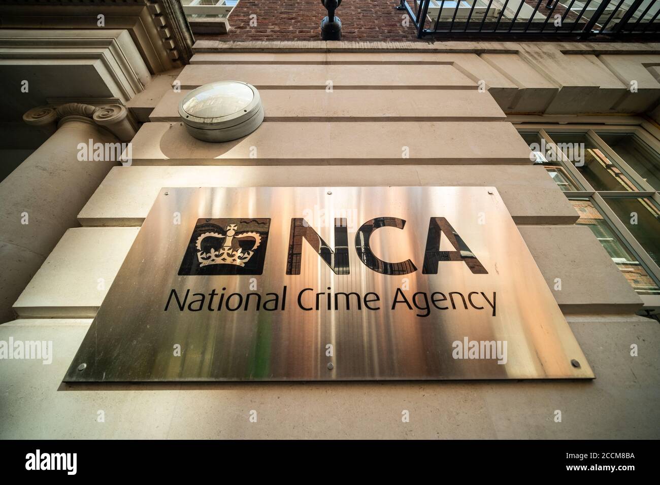 LONDON- National Crime Agency - Ufficio non ministeriale del governo britannico a Westminster Foto Stock
