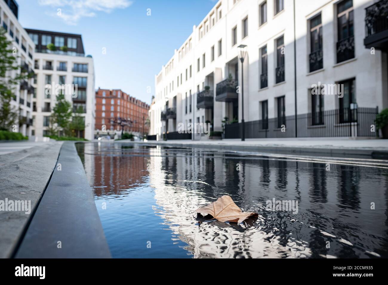 Chelsea Barracks sviluppo residenziale al largo di Pimlico Road a West London- REGNO UNITO Foto Stock