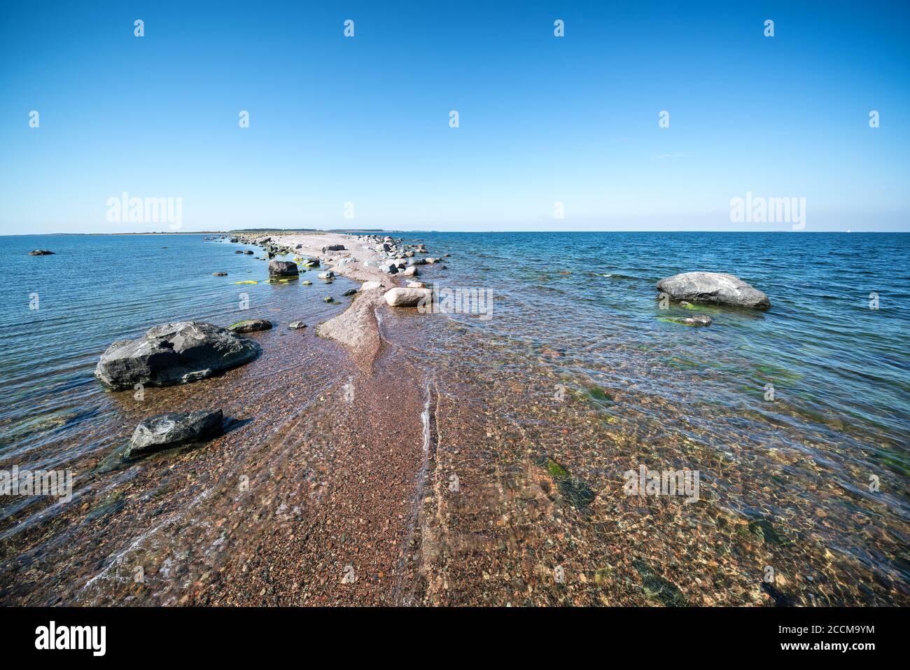 La punta più orientale dell'isola di Jurmo, Parainen, Finlandia Foto Stock