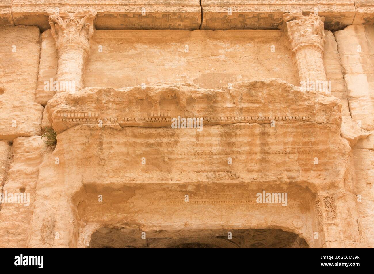 Tempio di Bel, Baal-Shamin Palmyre Siria 2009 rovine di una città antica Foto Stock