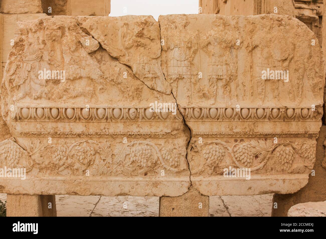 Tempio di Bel, Baal-Shamin Palmyre Siria 2009 rovine di una città antica Foto Stock