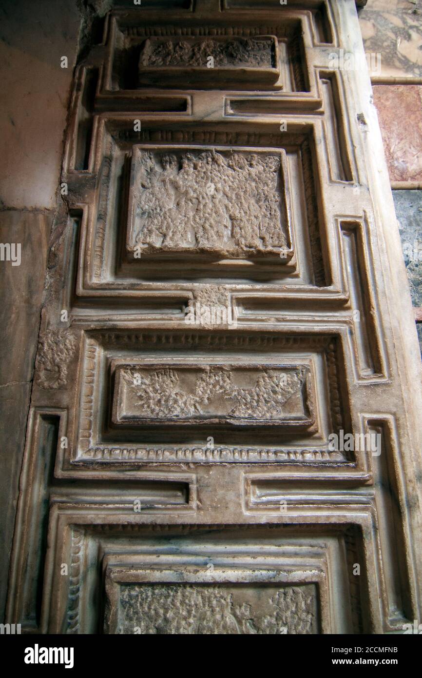 Istanbul, Turchia - 10 Gennaio 2009 : Museo di Chora, (Chiesa di Kariye) Istanbul, Turchia. Interno a mosaico e affresco nella chiesa di Chora Kariye Foto Stock