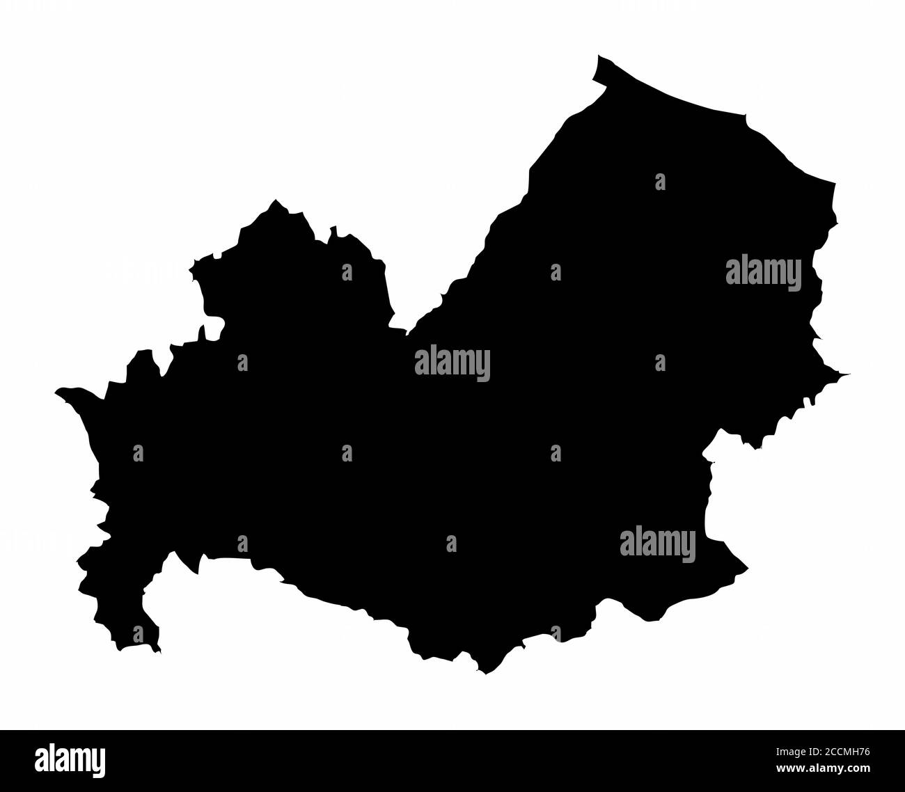 Mappa della regione del Molise Illustrazione Vettoriale