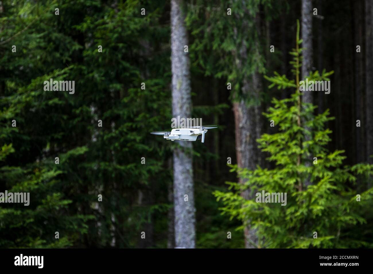 Un nuovo punto di vista: La natura vista da un drone Foto Stock