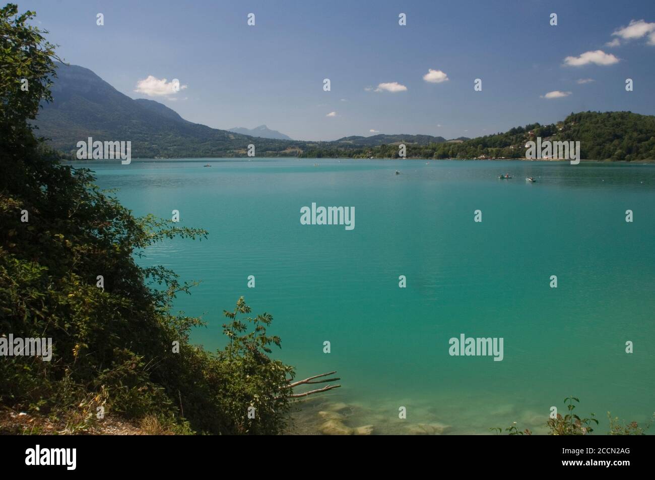 Il Lago di Aiguebelette Foto Stock