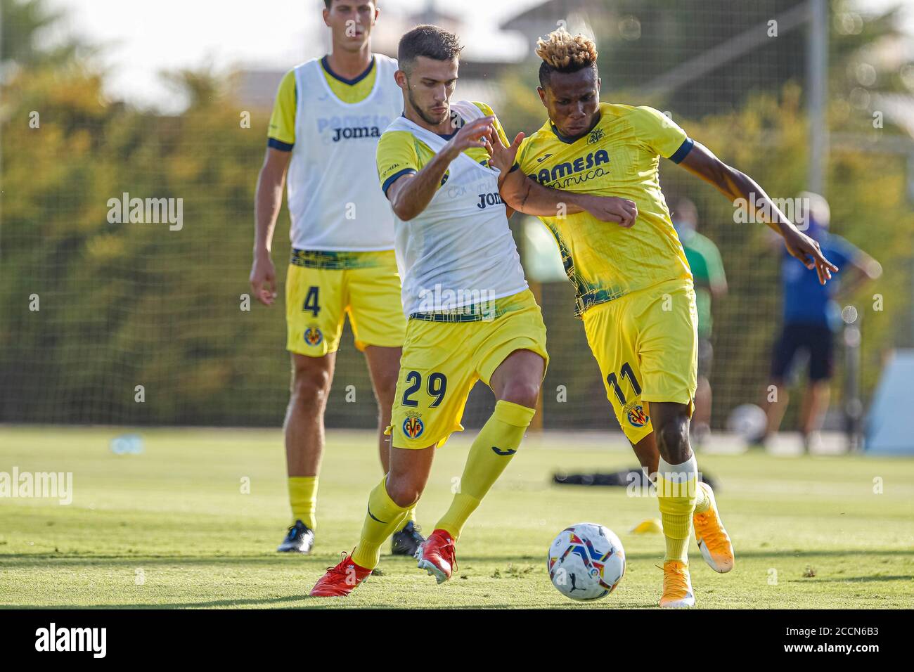 San Pedro del Pinatar, Spagna. 23 agosto 2020. Partita amichevole pre-stagione tra Villarreal CF e FC Cartagena al Pinatar Arena Football Center. Credit: ABEL F. ROS/Alamy Live News Foto Stock