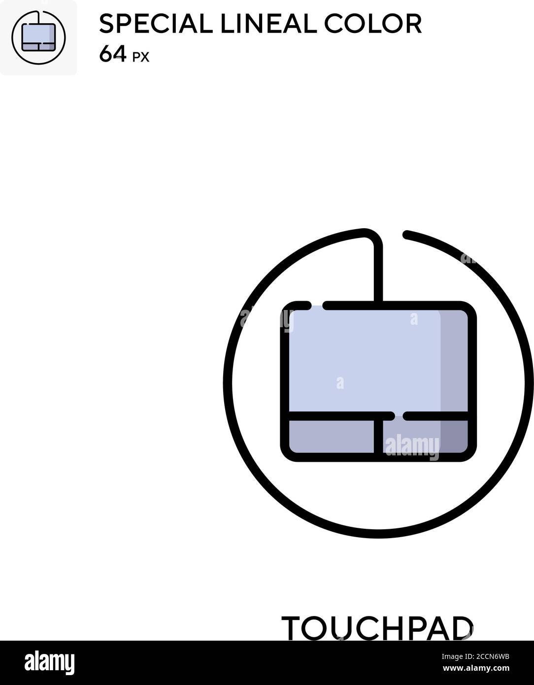 Bersaglio circolare icona colore lineare speciale. Modello di disegno simbolo illustrazione per elemento dell'interfaccia utente Web mobile. Pittogramma moderno a colori perfetto su tratti modificabili. Illustrazione Vettoriale