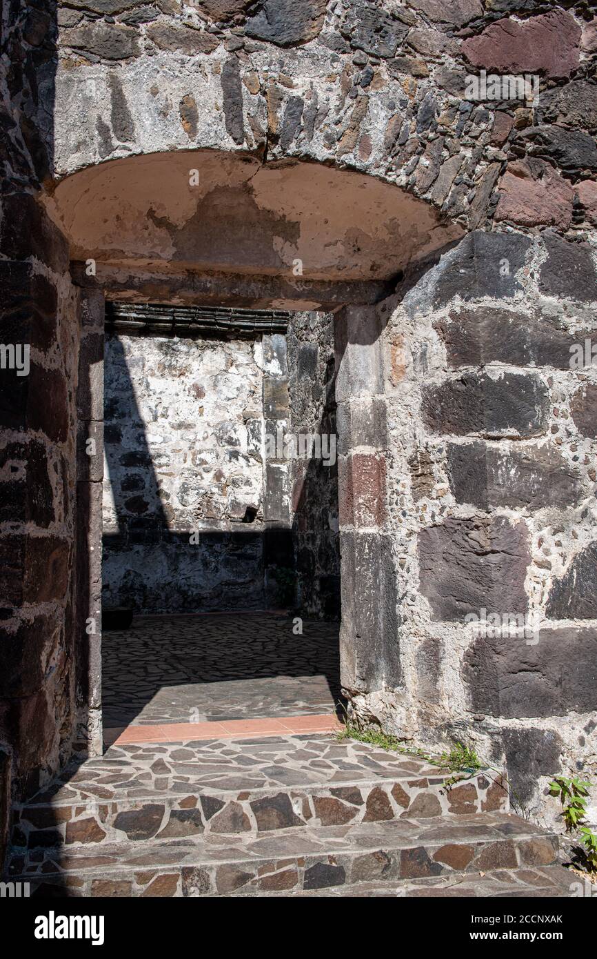 Contaduria (antico forte e rovine della chiesa) a San Blas, Messico Foto Stock