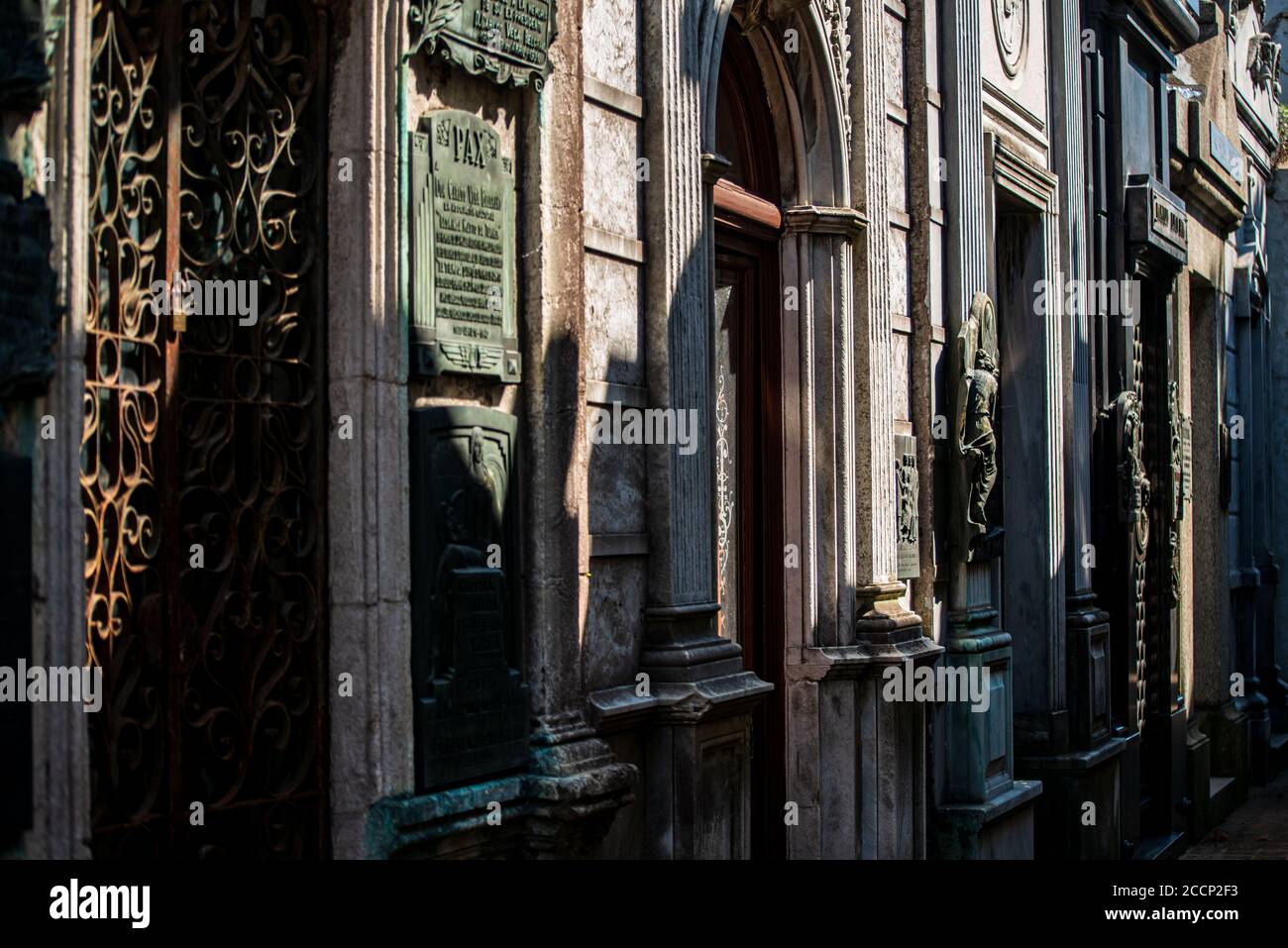 La Recoleta Cemetery, Buenos Aires, Argentina Foto Stock